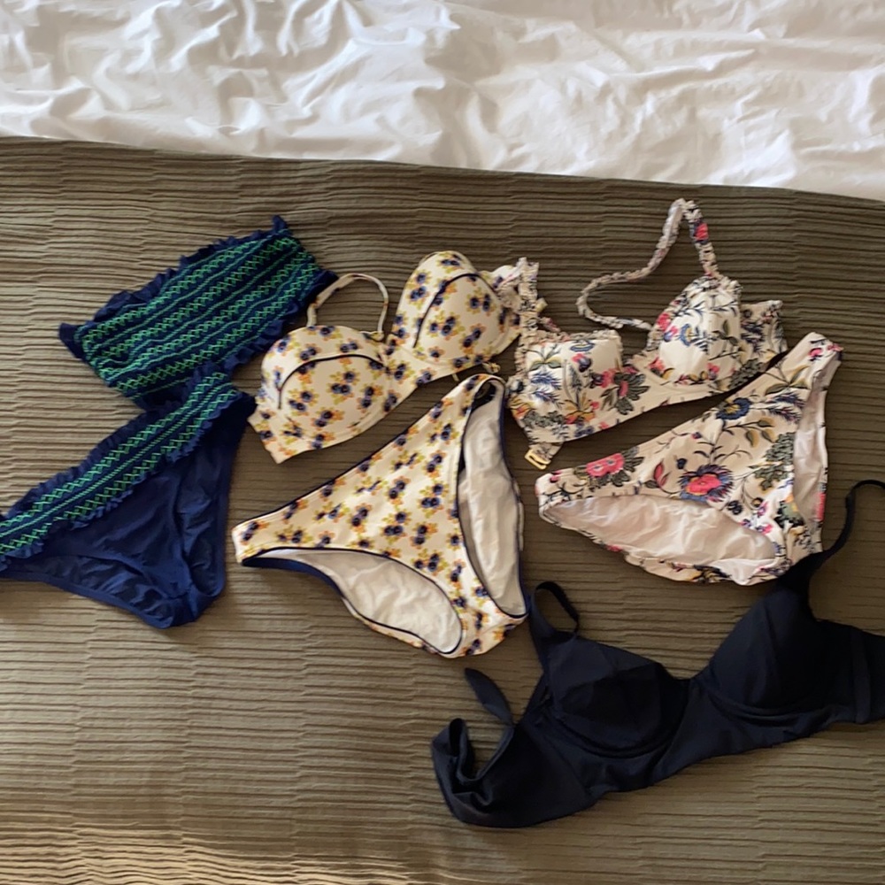 Lot (3.5 sets) of Tory Burch bikinis